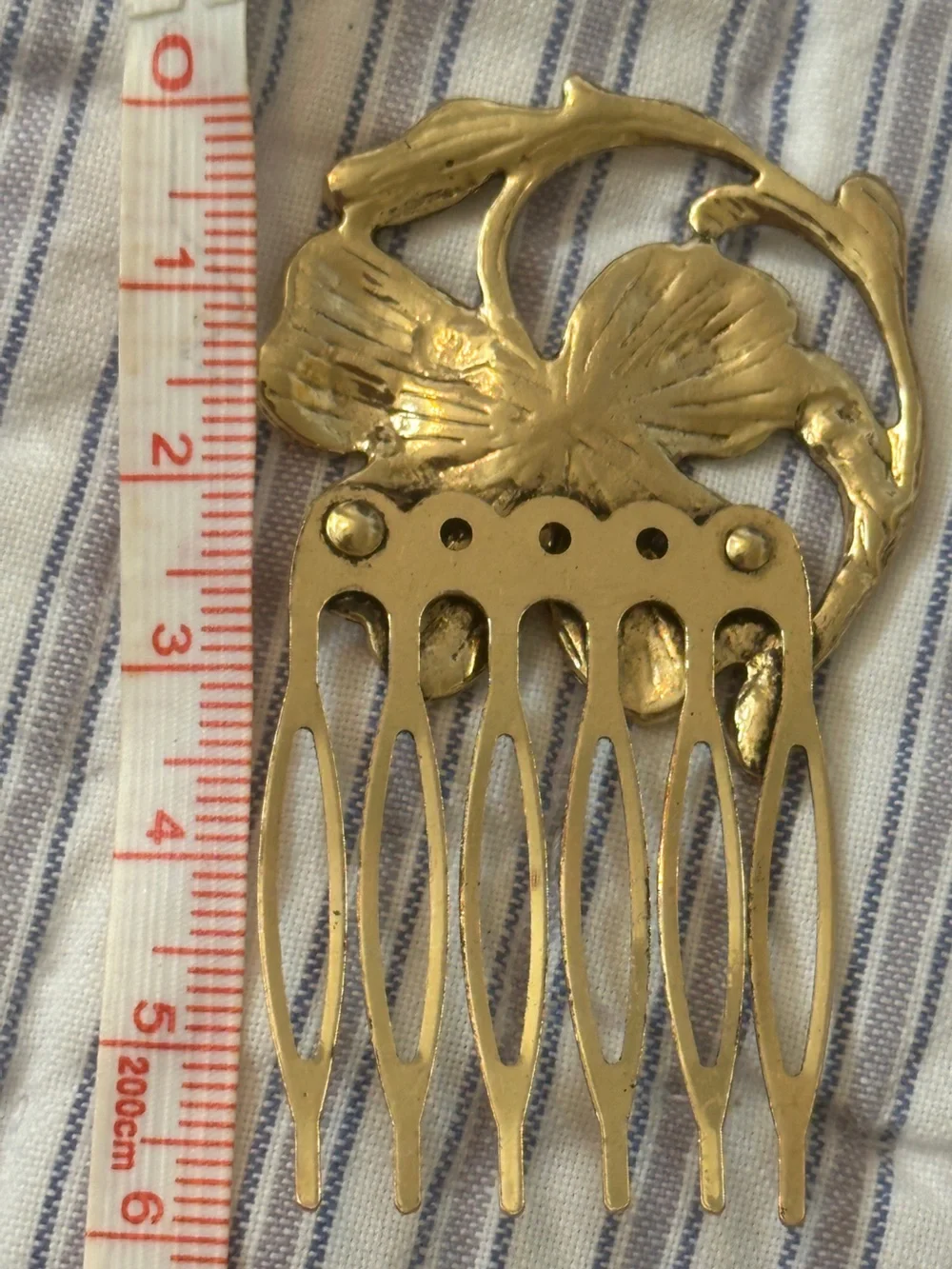 NEW Floral Dogwood Hair Comb Antique Vintage Style
